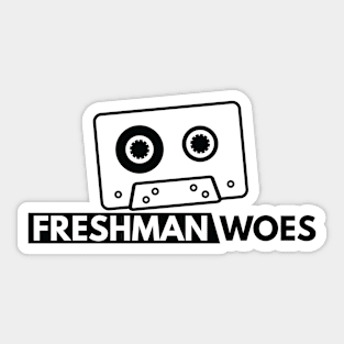 Freshman Woes Logo Sticker